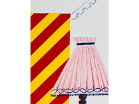 Etienne elias - interieur met lamp - kleurenzeefdruk - afbeelding 5 van  10