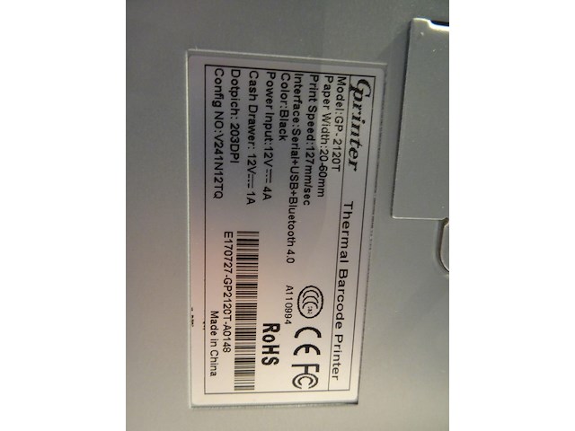 Etiketprinter labelfresh + inox labelhouder labelfresh - afbeelding 5 van  6