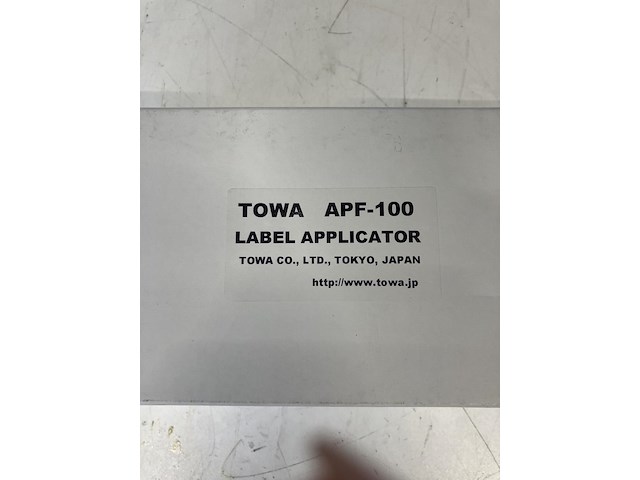 Etikettendispencer towa apf-100 voor ronde etiketten - afbeelding 1 van  2