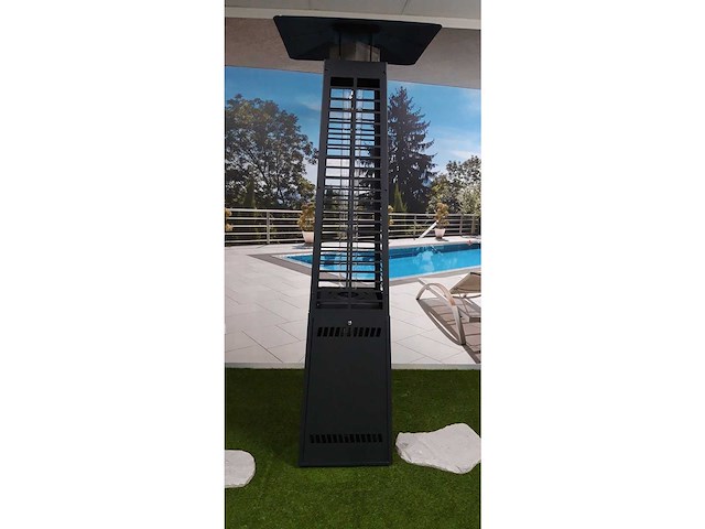 Etna - pellet terrasverwarmer - gelakt staal (2x) - afbeelding 2 van  3