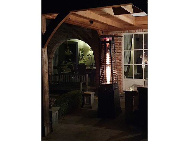 Etna - pellet terrasverwarmer - gelakt staal (5x) - afbeelding 2 van  2