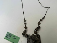 Etnisch juweel zilver - afbeelding 1 van  3
