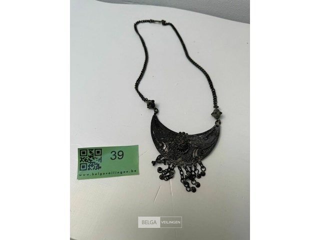 Etnisch juweel zilver - afbeelding 1 van  3