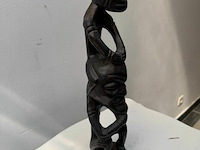 Etnisch masker houtsnijwerk - afbeelding 3 van  3