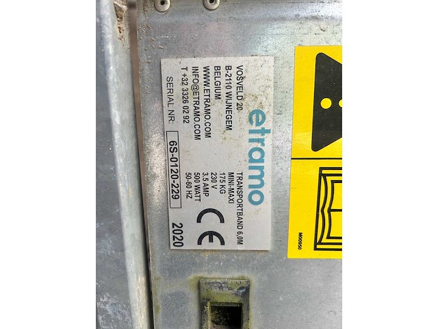 Etramo -transportband 6m - afbeelding 3 van  3