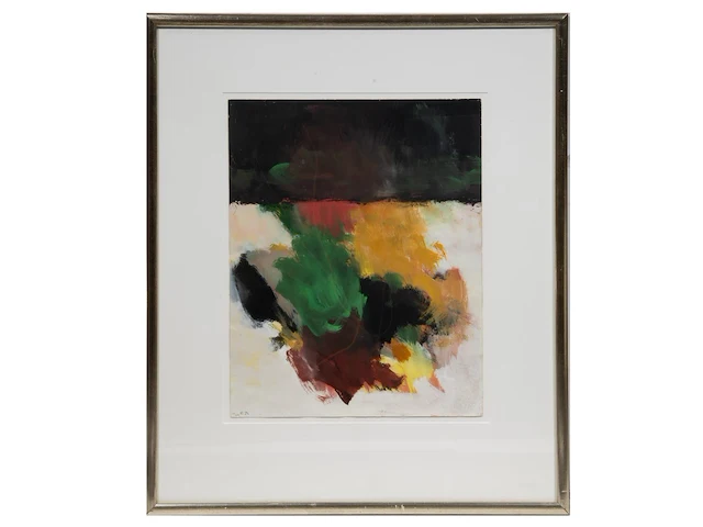 Eugene brands (1913-2002), ‘kosmische cyclus’, gouache on paper 50 x 40 cm. (19.67 x 15 3/4 in.), frame: 78.5 x 66.5 cm. (30.91 x 26.17 in.) - afbeelding 2 van  5