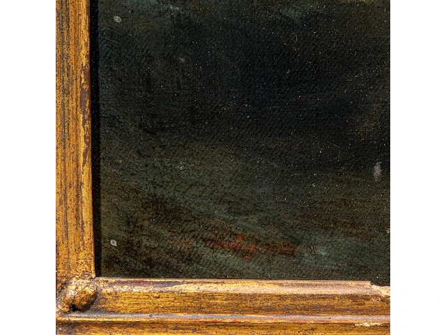Eugène isabey (1803-1886), ships in a storm by night, 184?, oil on canvas 58 x 77 cm. (22.82 x 30.30 in.), frame: 78 x 97 cm. (30.71 x 38.18 in.) - afbeelding 4 van  7