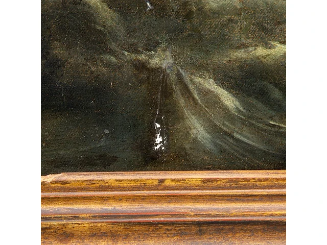 Eugène isabey (1803-1886), ships in a storm by night, 184?, oil on canvas 58 x 77 cm. (22.82 x 30.30 in.), frame: 78 x 97 cm. (30.71 x 38.18 in.) - afbeelding 7 van  7