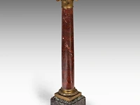 Eugène marioton (1854-1933), 'vainqueur' (1895), patinated bronze on a marble column the bronze: 74 cm. (29.12 in.), with marble column: 199 cm. (78.34 in.) - afbeelding 2 van  12