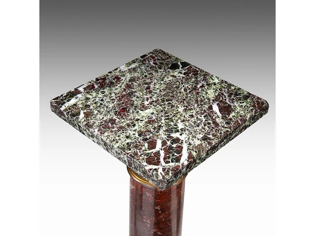Eugène marioton (1854-1933), 'vainqueur' (1895), patinated bronze on a marble column the bronze: 74 cm. (29.12 in.), with marble column: 199 cm. (78.34 in.) - afbeelding 4 van  12