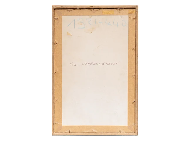 Eugène verboeckhoven (1798/99-1881), a collection of 11 framed pencil landscape sketches - afbeelding 9 van  9