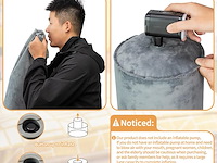 Eulant opblaasbaar zijslaapkussen (2 stuks) - afbeelding 3 van  4