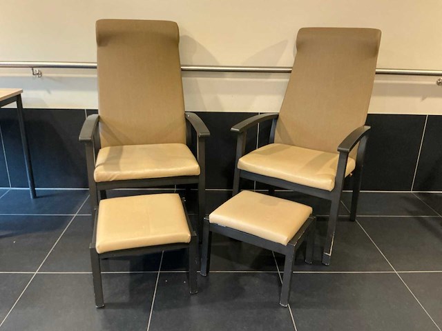 Euro chair relax fauteuil (2x) - afbeelding 1 van  4