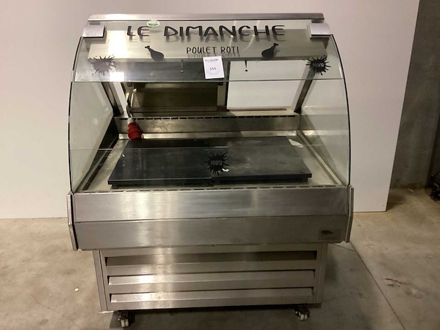Euro grill 1 niveau warmhoudvitrine - afbeelding 1 van  4