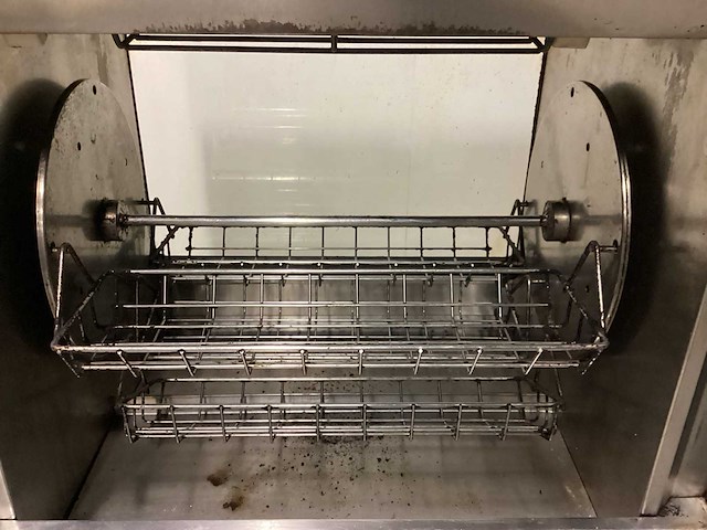 Euro-grill kippenspit tg 101 met mandjes bak- en grillapparaat - afbeelding 5 van  7