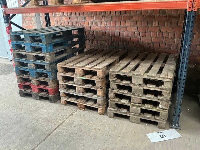 Euro pallet (25x) met opzetrand (50x) - afbeelding 1 van  5