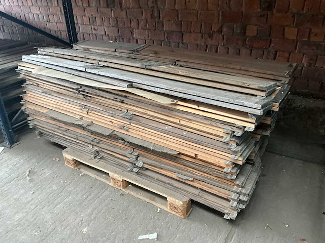 Euro pallet (25x) met opzetrand (50x) - afbeelding 3 van  5