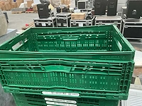 Euro pool system partij opplooibare kunststof stapelkratten - afbeelding 2 van  4