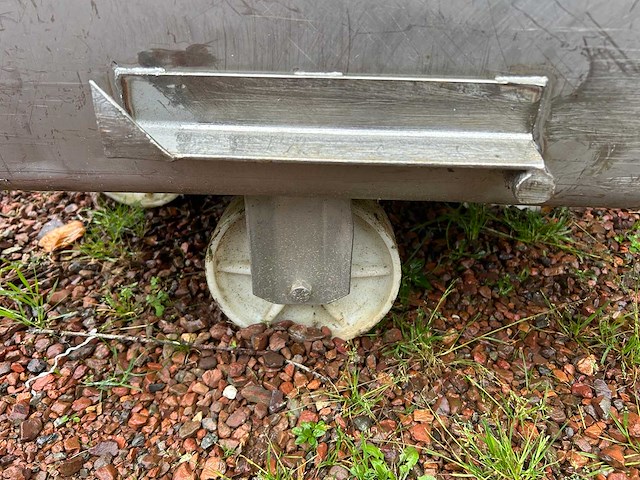 Eurobin verrijdbare inox bak-wagen - afbeelding 3 van  7