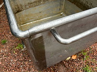 Eurobin verrijdbare inox bak-wagen - afbeelding 5 van  7