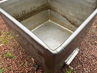 Eurobin verrijdbare inox bak-wagen - afbeelding 6 van  7