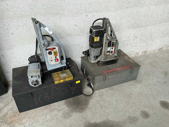 Euroboor eco magnetische boormachine (2x) - afbeelding 1 van  5