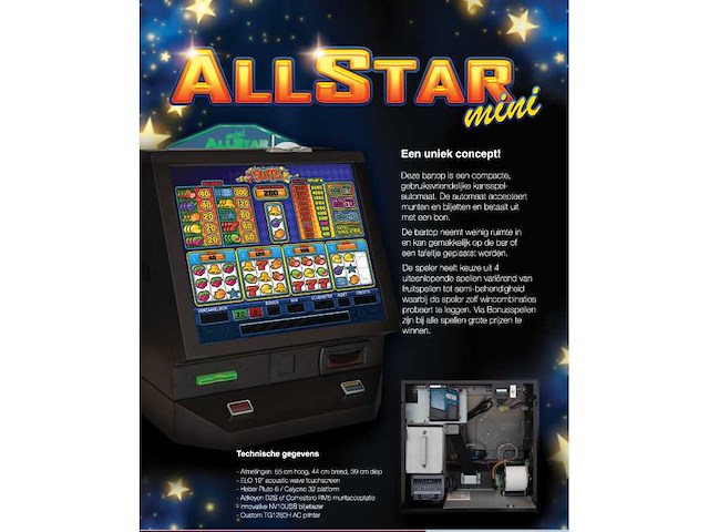 Eurocoin - mini all star - speelautomaat - afbeelding 6 van  7