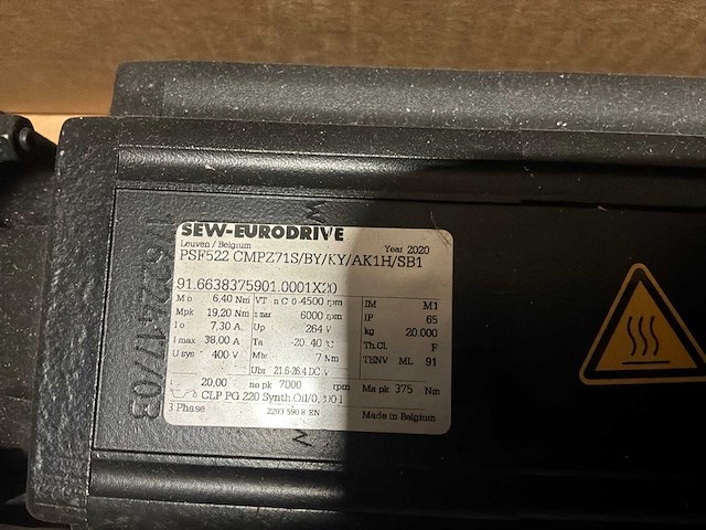Eurodrive liftmotor (4x) - afbeelding 3 van  4