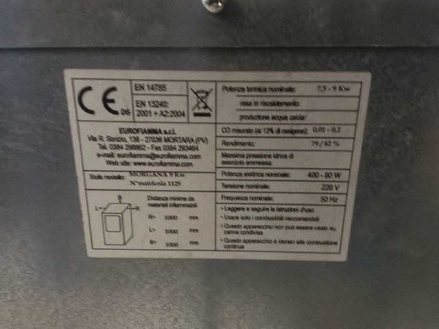 Eurofiamma morgana hout- en p elletkachel - afbeelding 5 van  6