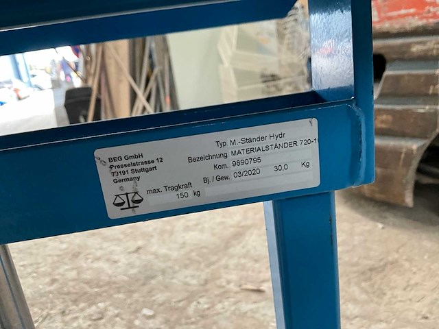 Eurokraft roltafels (4x) - afbeelding 9 van  10