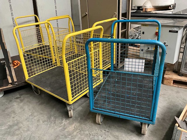 Eurokraft transportkar (4x) - afbeelding 1 van  3