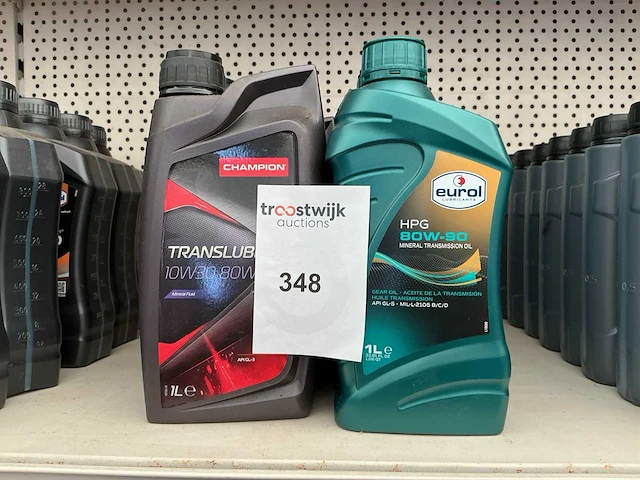 Eurol + champion inhoud 1 liter hpg 80w-90 + 10w30-80w smeermiddel inhoud 1 liter (10x) - afbeelding 1 van  1