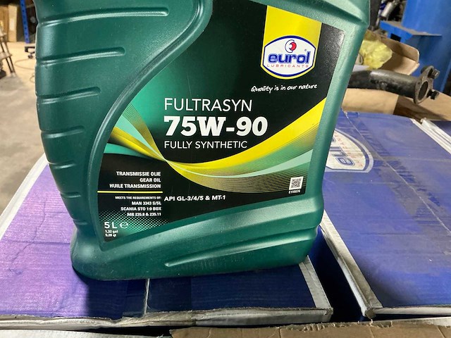 Eurol fultrasyn 75w-90 transmissieolie (20x) - afbeelding 2 van  4