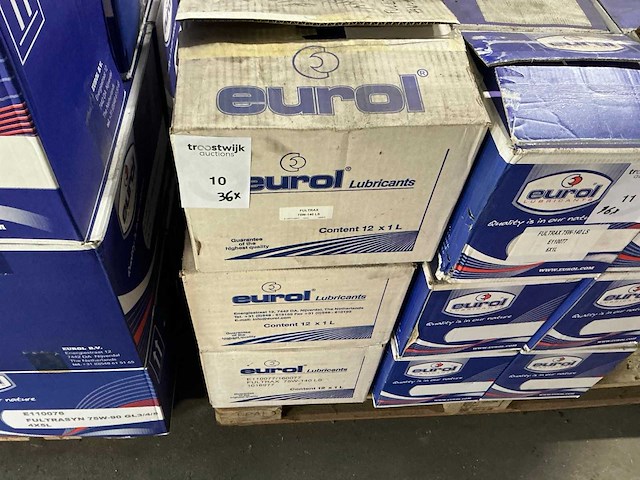 Eurol fultrax 75w-140 transmissieolie (36x) - afbeelding 2 van  2