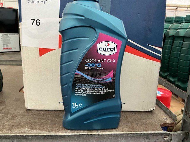 Eurol, inhoud 1 liter koelvloeistof (12x) - afbeelding 1 van  1