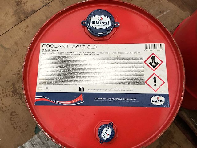 Eurol ,inhoud 60 liter couling liquid koelvloeistof - afbeelding 1 van  1