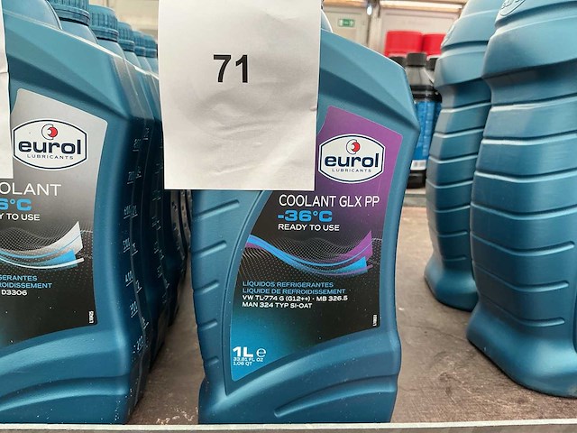 Eurol koelvloeistof,inhoud 1 liter (6x) - afbeelding 1 van  1