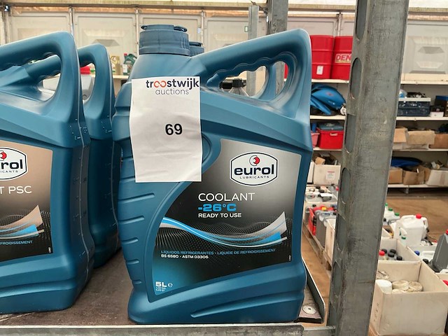 Eurol koelvloeistof,inhoud 5 liter (3x) - afbeelding 1 van  1