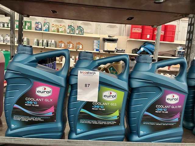 Eurol koelvloeistof,inhoud 5 liter (3x) - afbeelding 1 van  1