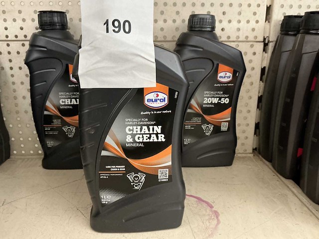 Eurol,inhoud 1 liter transmissie olie harley davidson (5x) - afbeelding 1 van  1