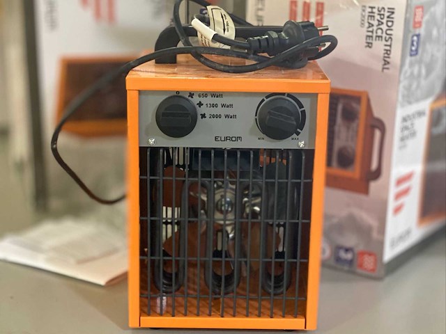Eurom ek 2000 industriële verwarming lot 2000w nieuw - afbeelding 5 van  17