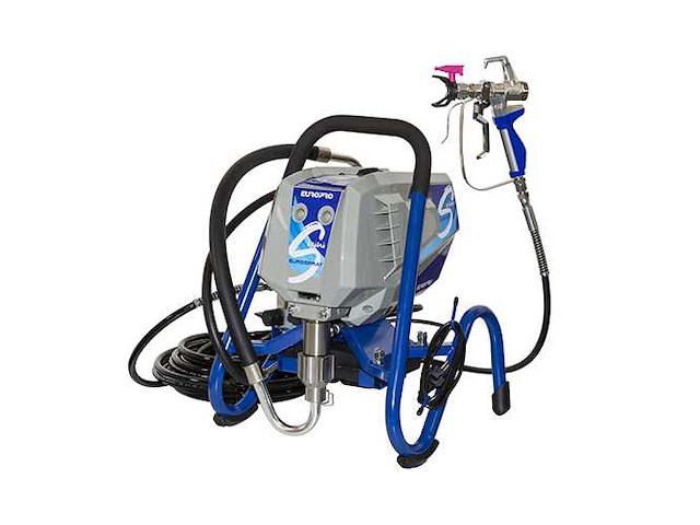 Euromair euro pro s mini airless verf spuitkast - afbeelding 1 van  2