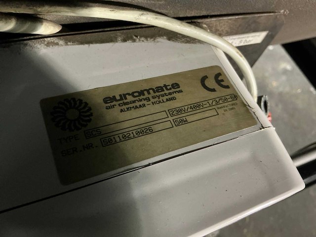 Euromate scs luchtfilterinstallatie - afbeelding 4 van  4