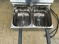 Euromax 8 liter eco dubbele friteuse - afbeelding 2 van  3