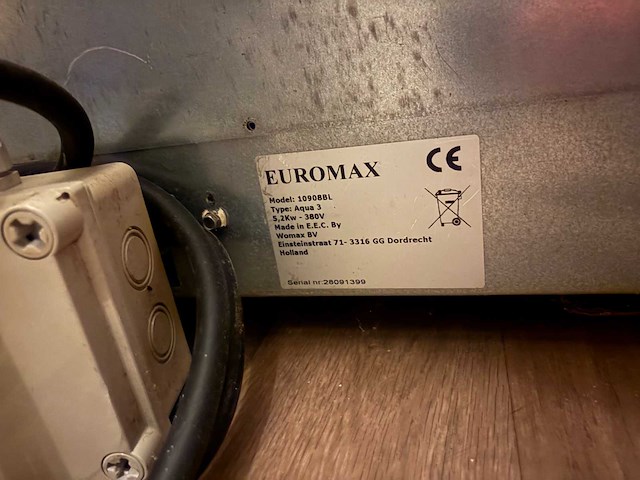 Euromax aqua 3 heteluchtoven - afbeelding 5 van  8