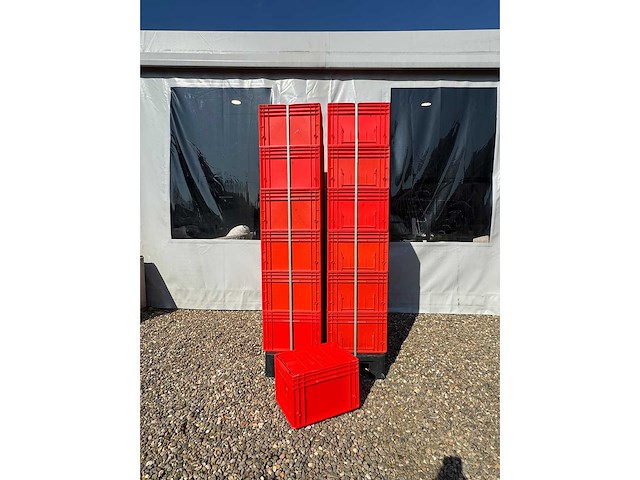 Euronorm - magazijnbak 400x300x270mm - 48 stuks met deksel - afbeelding 1 van  2