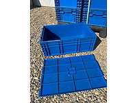 Euronorm - magazijnbak 600x400x210mm - 32 stuks met deksel - afbeelding 3 van  4