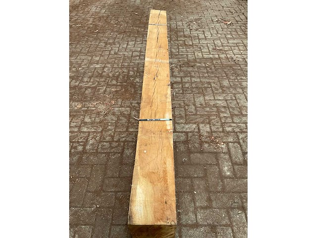 Europees eiken balk 240x240 mm (1x) - afbeelding 5 van  6