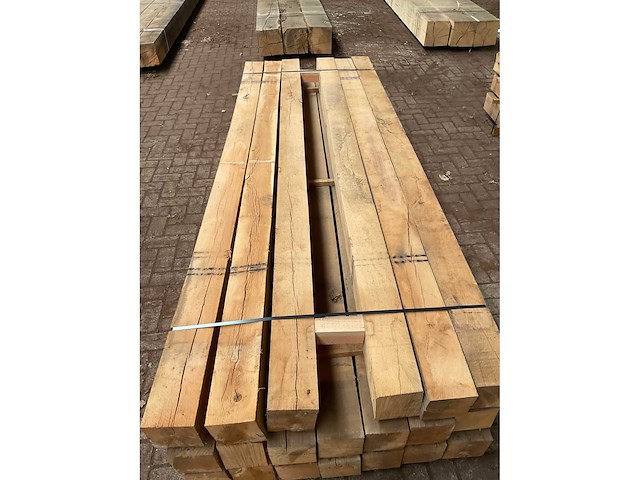 Europees eiken balken 150x150 mm (20x) - afbeelding 5 van  5