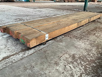 Europees eiken balken 150x150 mm (7x) - afbeelding 1 van  5